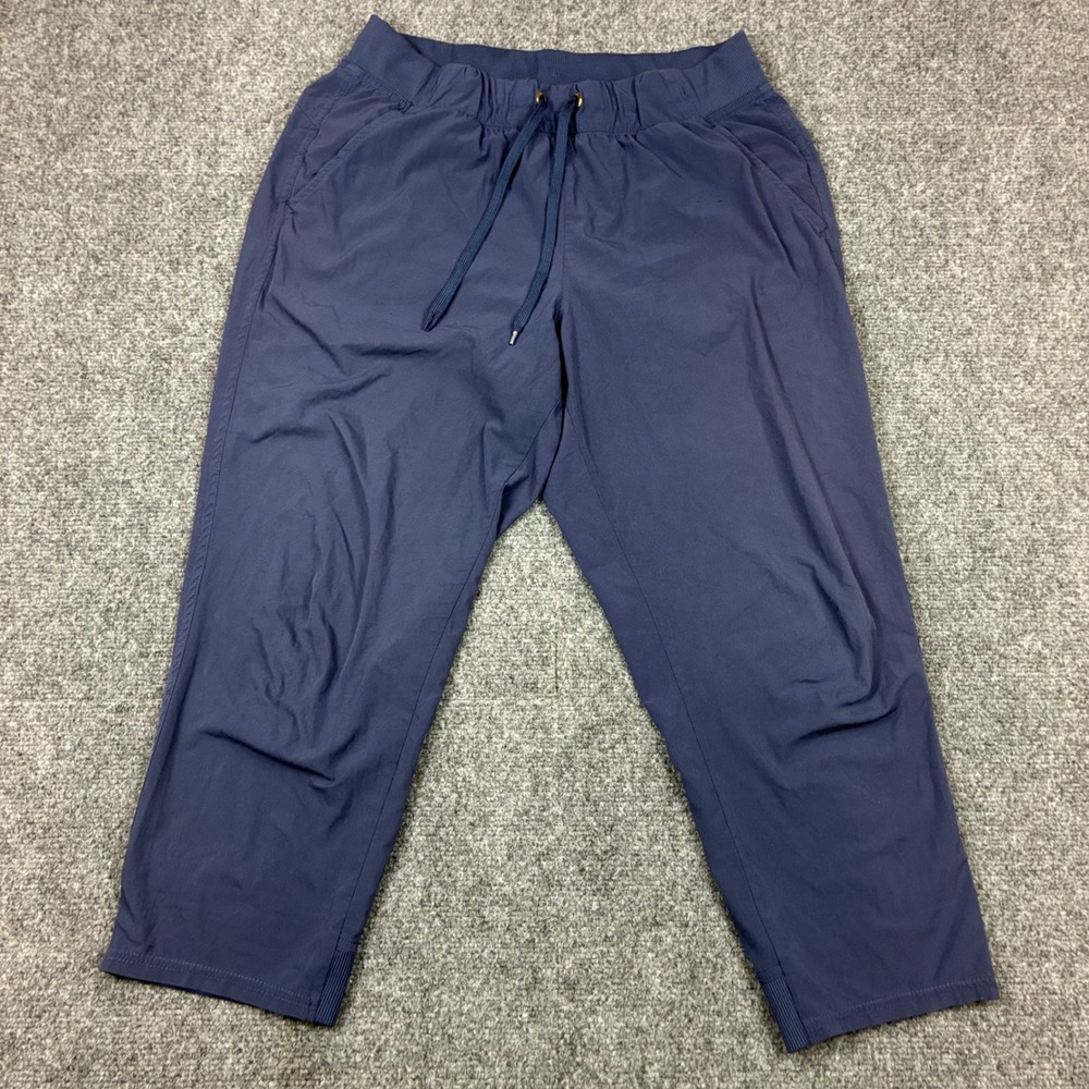 Champion C9 Womens Navy Blue Cropped Jogger Athletic Pants Size Medium